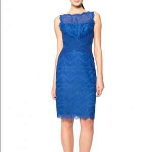 Chantilly Lace Boatneck Sheath Dress